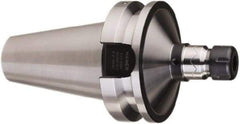 HAIMER - 1/8" to 3/8" Capacity, 5.12" Projection, BT50 Taper Shank, ER16 Collet Chuck - 0.0001" TIR, Through-Spindle - Exact Industrial Supply