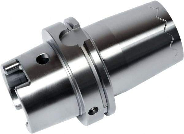 HAIMER - 1/2" Hole Diam, HSK100A Taper Shank Shrink Fit Tool Holder & Adapter - 200mm Projection, 1.06" Nose Diam, 1.85" Clamping Depth, 25,000 RPM, Through Coolant - Exact Industrial Supply