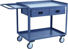 Jamco - Flush Mobile Work Bench - Steel, Gray, 30" Long x 36" Deep x 35" High - Benchmark Tooling