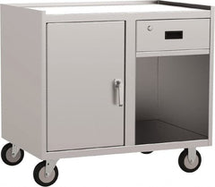 Jamco - 36" Wide x 34" High x 24" Deep, Mobile Closed Cabinet - 1,200 Lb Capacity, 18" Shelf Clearance - Benchmark Tooling