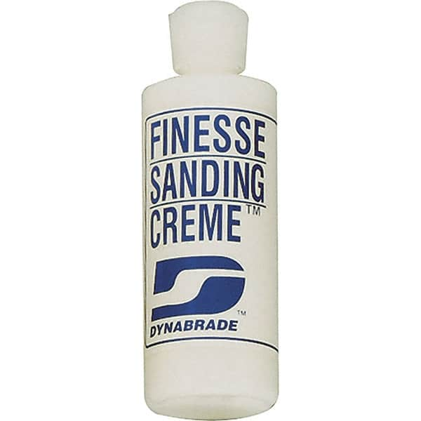 Dynabrade - 4 oz Sanding Creme Compound - Compound Grade Fine, White, For High Glossing, Use on Composites, Fiberglass & Metal - Benchmark Tooling