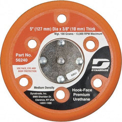 Dynabrade - 5" Diam Disc Backing Vacuum Replacement Pad - Medium Density, 13,000 RPM - Benchmark Tooling