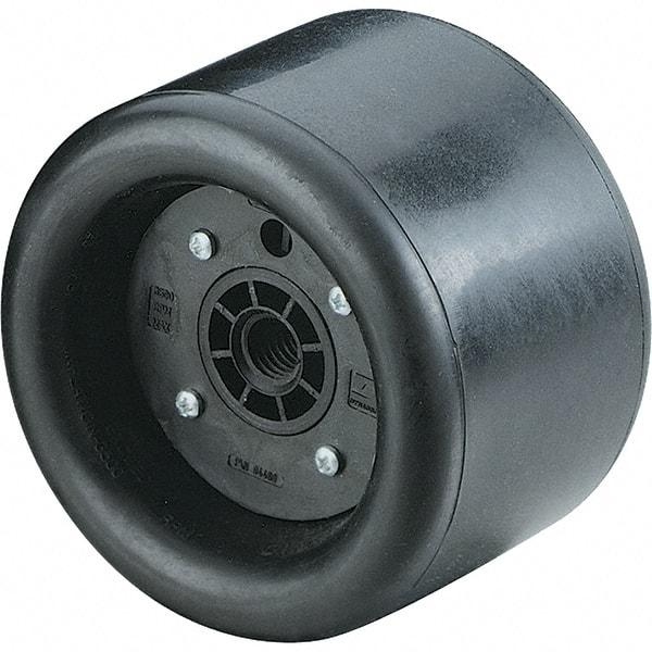 Dynabrade - 3-1/4" Wheel OD, 3" Wheel Width, 7,000 RPM, Composite, Pneumatic Wheel without Hub - 10-11/16" Long x 3" Wide, 5/8" Wheel Arbor Hole, For Use with 94498, 94507 & 94508 Dynacushion - Benchmark Tooling