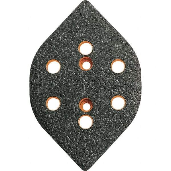 Dynabrade - Tear Drop Adhesive/PSA Backing Pad - Dynafine Compatible, Screw Attachment, Vacuum Pad, 3/8" Thick, Medium Density - Benchmark Tooling