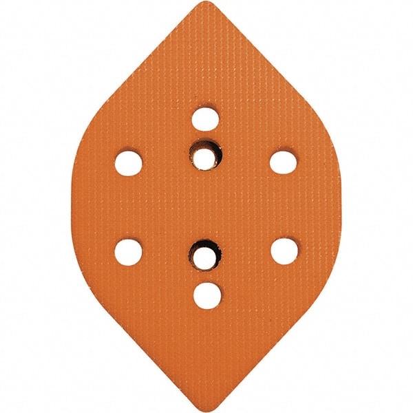 Dynabrade - Tear Drop Hook Face Backing Pad - Dynafine Compatible, Screw Attachment, Vacuum Pad, 3/8" Thick, Soft Density - Benchmark Tooling
