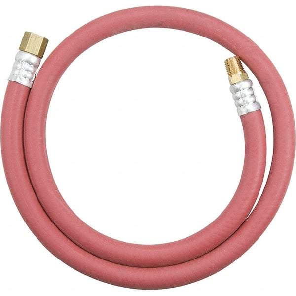 Dynabrade - 3/8" ID 3.3' Long Hose - Male/Female Ends, 90 Working psi, Red - Benchmark Tooling