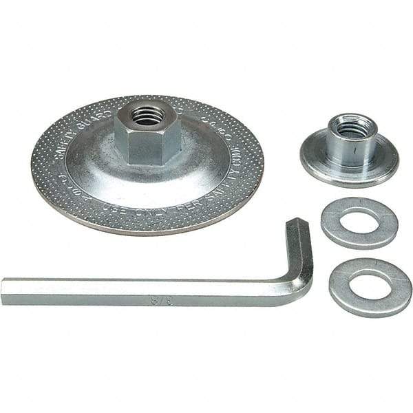 Dynabrade - 5" Diam Angle & Disc Grinder Wheel Mount Adapter Kit - For Use with Disc Grinders - Benchmark Tooling