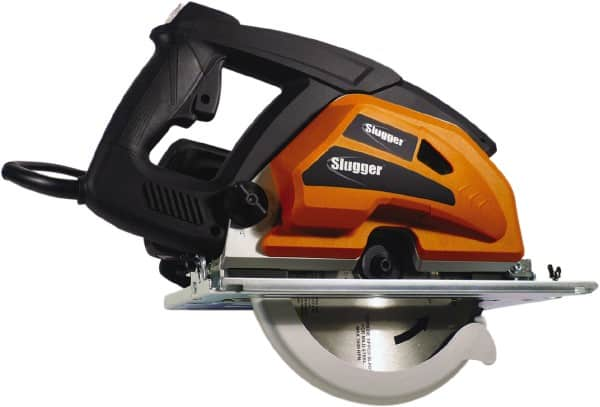 Fein - 15 Amps, 9" Blade Diam, 2,300 RPM, Electric Circular Saw - 2.4 hp, 1" Arbor Hole, Right Blade - Benchmark Tooling