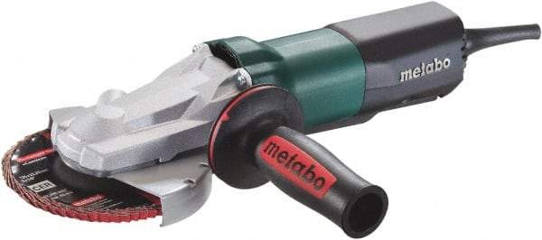 Metabo - 5" Wheel Diam, 10,000 RPM, Cordless Angle & Disc Grinder - 5/8-11 Spindle - Benchmark Tooling