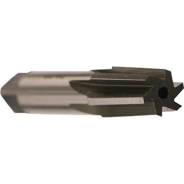 Emuge - 3/8" Pipe, 0.5413" Small End Diam, 0.4724" Straight Shank, 27mm Flute, Taper Pipe Reamer - Benchmark Tooling