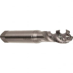 Emuge - M5x0.80 Metric 3 Flute 6H Modified Bottoming Spiral Flute Tap - Cobalt, Bright Finish, 70mm OAL, Right Hand Flute, Right Hand Thread, Series Enorm - Exact Industrial Supply