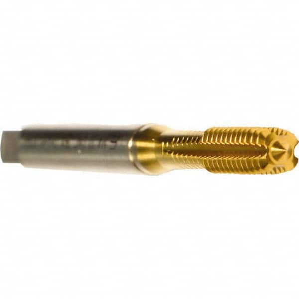 Emuge - 5/16-18 UNC 2BX Modified Bottoming Thread Forming Tap - Cobalt, TiN Finish, 2-23/32" OAL, 0.787" Thread Length, Right Hand Thread, Series Druck - Benchmark Tooling