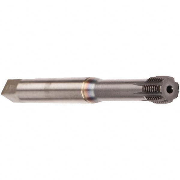 Emuge - M8x1.25 Metric 6HX Modified Bottoming Thread Forming Tap - Cobalt, TiCN Finish, 90mm OAL, 14mm Thread Length, Right Hand Thread, Series InnoForm - Benchmark Tooling