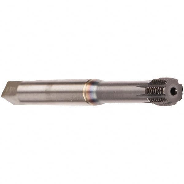 Emuge - M5x0.80 Metric 6HX Bottoming Thread Forming Tap - Cobalt, TiCN Finish, 70mm OAL, 8mm Thread Length, Right Hand Thread, Series InnoForm - Benchmark Tooling