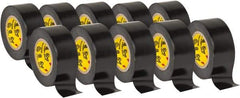 3M - 3/4" x 20', Black Vinyl Electrical Tape - 7 mil Thick, 1,150 V/mil Dielectric Strength - Benchmark Tooling