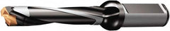 Sandvik Coromant - 1.1024 to 1.1413" Diam, 5.16747xD, 5.8795" Max Depth, 1-1/4" Shank Diam, 9.4095" OAL, Replaceable Tip Drill - 870-2858-28-PM Insert, 28 Seat Size, 870..LX-5 Toolholder, Series CoroDrill 870 - Benchmark Tooling