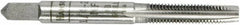 Irwin Hanson - 3/4-16 UNF 2B 4 Flute Bright Finish Carbon Steel Straight Flute Standard Hand Tap - Taper, Right Hand Thread, Oversize - Exact Industrial Supply