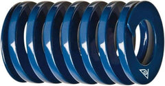 Associated Spring Raymond - 5/8" Hole Diam, 11/32" Rod Diam, 2-1/2" Free Length, Blue Die Spring - 149 Lb Max Deflection, 1.252" Max Deflection, Medium Duty, Chromium Alloy Steel - Benchmark Tooling