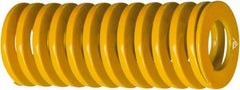 Associated Spring Raymond - 1-1/4" Hole Diam, 5/8" Rod Diam, 5-1/2" Free Length, Yellow Die Spring - 1183 Lb Max Deflection, 1.7441" Max Deflection, Extra Heavy Duty, Chromium Alloy Steel - Benchmark Tooling