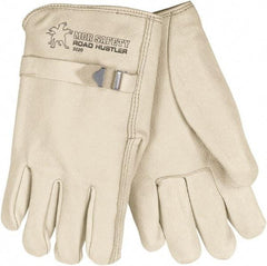 MCR Safety - Size S General Protection Work Gloves - For Work & Driver, Uncoated, Cream, Paired - Benchmark Tooling