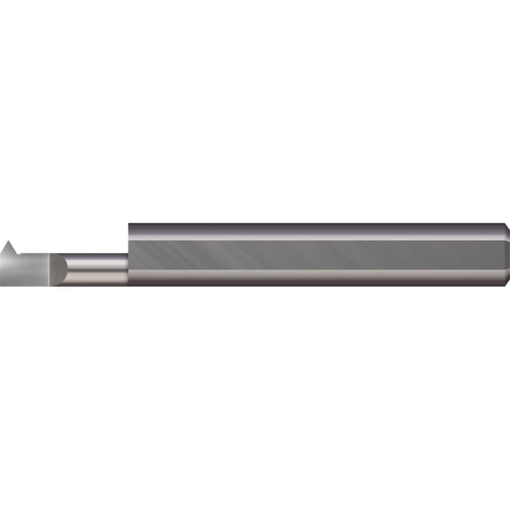 Micro 100 - Single Point Threading Tools; Thread Type: Internal ; Material: Solid Carbide ; Profile Angle: 60 ; Threading Diameter (Decimal Inch): 0.2300 ; Cutting Depth (Decimal Inch): 0.4000 ; Maximum Threads Per Inch: 40 - Exact Industrial Supply