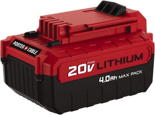 Porter-Cable - 20 Volt Lithium-Ion Power Tool Battery - 4 Ahr Capacity, 1 hr Charge Time, Series 20V Max - Benchmark Tooling