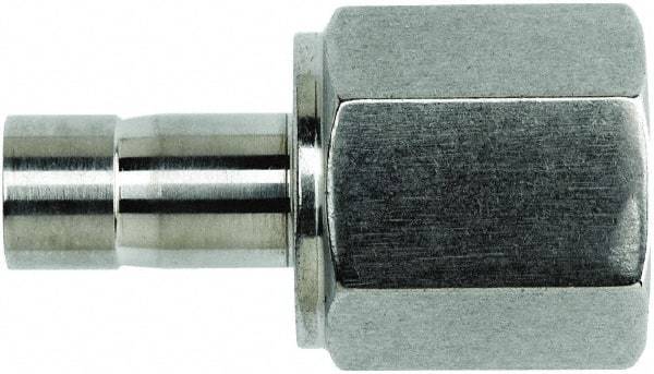 Brennan - 1/2" OD, Stainless Steel Female Adapter - NPT Ends - Benchmark Tooling