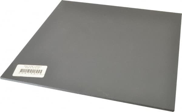 Made in USA - 3/16" Thick x 12" Wide x 1' Long, PVC Sheet - Gray, Type I PVC Grade - Benchmark Tooling