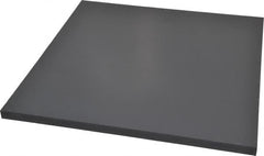 Made in USA - 1/2" Thick x 12" Wide x 1' Long, PVC Sheet - Gray, Type I PVC Grade - Benchmark Tooling