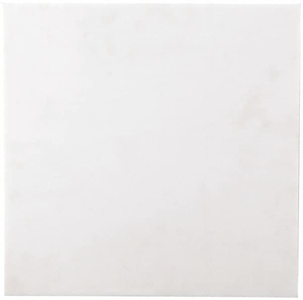 Made in USA - 4' Long, 1/2" Diam, Polyester (PET) Plastic Rod - White - Benchmark Tooling