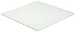 Made in USA - 1/4" Thick x 12" Wide x 1' Long, Polyethylene (HDPE) Sheet - White, ±5% Tolerance - Benchmark Tooling