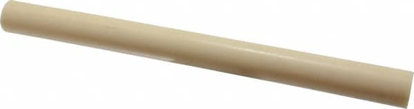 Made in USA - 1' Long, 1" Diam, ABS Plastic Rod - Beige - Benchmark Tooling