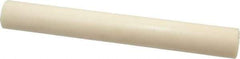 Made in USA - 1' Long, 1-1/2" Diam, ABS Plastic Rod - Beige - Benchmark Tooling
