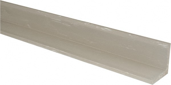 Value Collection - 1-1/2 Inch Leg Long x 1/4 Inch Thick x 5 Ft. Long, Standard Plastic Angle - Benchmark Tooling