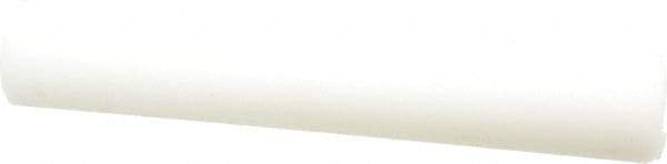 Value Collection - 1' Long, 2" Diam, Polyethylene (HDPE) Plastic Rod - White - Benchmark Tooling