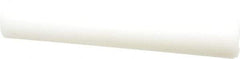 Value Collection - 1' Long, 2" Diam, Polyethylene (HDPE) Plastic Rod - White - Benchmark Tooling