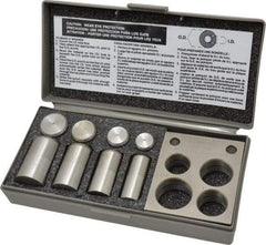 Precision Brand - 7/8 to 1-1/4 Inch Diameter Shim Punch and Die Set - 7/8, 1, 1-1/8 and 1-1/4 Inch Diameter, 4 Piece - Benchmark Tooling