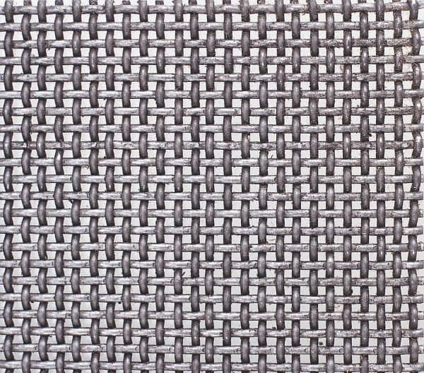 Value Collection - 39 Gage, 0.0075 Inch Wire Diameter, 60 x 60 Mesh per Linear Inch, Steel, Wire Cloth - 0.009 Inch Opening Width, 48 Inch Wide, Cut to Length - Benchmark Tooling