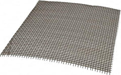 Value Collection - 16 Gage, 0.063 Inch Wire Diameter, 4 x 4 Mesh per Linear Inch, Steel, Wire Cloth - 0.187 Inch Opening Width, 12 Inch Wide x 12 Inch Stock Length - Benchmark Tooling