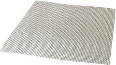 Value Collection - 18 Gage, 0.047 Inch Wire Diameter, 6 x 6 Mesh per Linear Inch, Stainless Steel, Wire Cloth - 0.12 Inch Opening Width, 12 Inch Wide x 12 Inch Stock Length - Benchmark Tooling