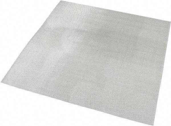 Value Collection - 27 Gage, 0.017 Inch Wire Diameter, 18 x 18 Mesh per Linear Inch, Stainless Steel, Wire Cloth - 0.039 Inch Opening Width, 12 Inch Wide x 12 Inch Stock Length - Benchmark Tooling