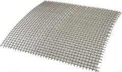 Value Collection - 14 Gage, 0.08 Inch Wire Diameter, 3 x 3 Mesh per Linear Inch, Stainless Steel, Wire Cloth - 0.253 Inch Opening Width, 12 Inch Wide x 12 Inch Stock Length - Benchmark Tooling