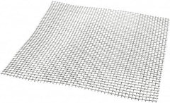 Value Collection - 18 Gage, 0.047 Inch Wire Diameter, 4 x 4 Mesh per Linear Inch, Stainless Steel, Wire Cloth - 0.203 Inch Opening Width, 12 Inch Wide x 12 Inch Stock Length - Benchmark Tooling