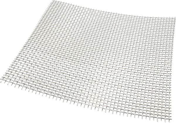 Value Collection - 16 Gage, 0.063 Inch Wire Diameter, 4 x 4 Mesh per Linear Inch, Stainless Steel, Wire Cloth - 0.187 Inch Opening Width, 12 Inch Wide x 12 Inch Stock Length - Benchmark Tooling