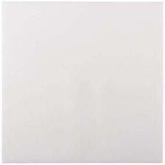 Made in USA - 1" Thick x 24" Wide x 4' Long, Polyethylene (UHMW) Sheet - White, ±0.10% Tolerance - Benchmark Tooling
