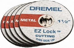 Dremel - 1-1/2" Cutoff Wheel - 0.045" Thick, 35,000 Max RPM, Use with Angle Grinders - Benchmark Tooling