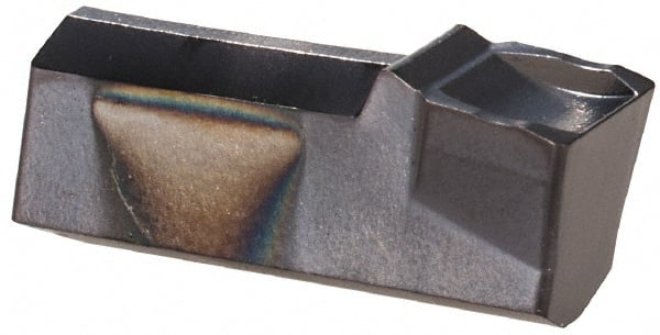 Grooving Insert: S1000500E TF45, Solid Carbide TiAlN Finish, Neutral, 0.197″ Cutting Width, Series S100