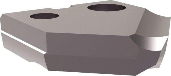 Allied Machine and Engineering - 17.5mm Diam x 1/8" Thick, Seat Code 0, 90° Included Angle Spade Drill Insert - TiAlN Coated, Cobalt, Grade Super Cobalt, Series T-A - Benchmark Tooling