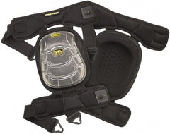 CLC - Size Universal, Buckle Straps, Knee Pad - Gel Padding, Black, 2 Fabric Straps, Polyurethane Cover - Benchmark Tooling