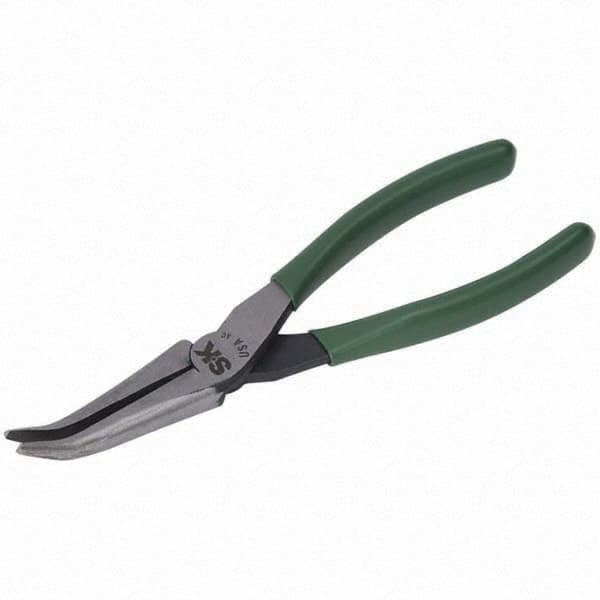 SK - Bent Nose Pliers - 7" W/O CUTTER CURVED NOSE PLIER - Benchmark Tooling